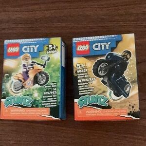Lego City Stuntz Bundle 60309 and 60331 Stunt Bikes Easter,